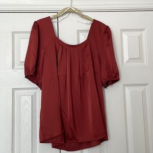 NWT DR2 Blouse- Terracotta